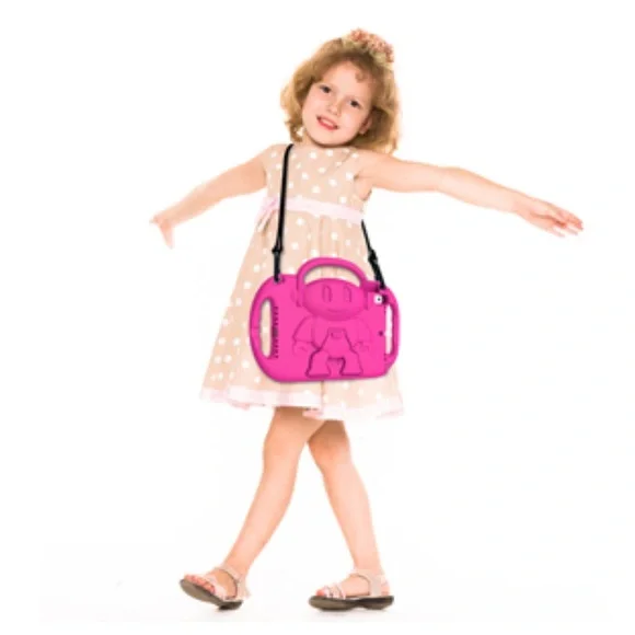 NWOT SUPLIK iPad 10.2 Case for Kids w/ Shoulder Strap & Stand - Green - Picture 10 of 11